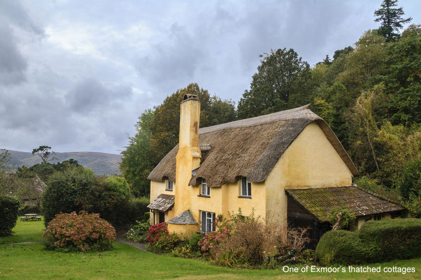 thatched cottage Exmoor