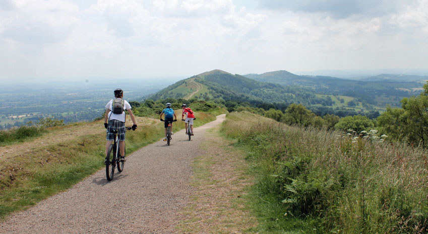malvern hills cycling holiday